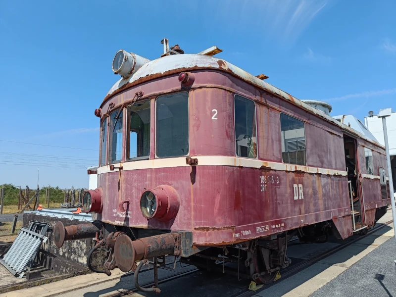 So kam der ORT (Oberleitungs-Revisions-Triebwagen) bei uns an.